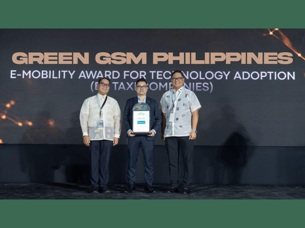 Green GSM honored with E-Mobility Award at the 13th Philippine Electric Vehicle Summit./Contributed Photo