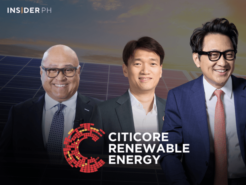 From left: GSIS president and general manager Wick Veloso, CREC president and CEO Oliver Tan, and CREC chair Edgar Saavedra. GSIS has emerged as a major institutional investor in Citicore Renewable Energy after building an approximately 7.5 percent stake in the fast-growing renewable energy developer.