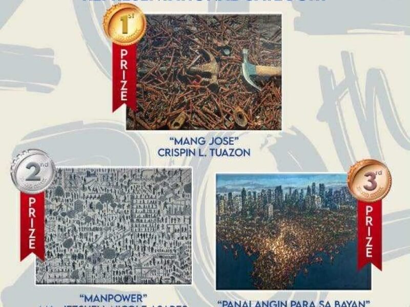 Winners for the Representational category of the GSIS' 20th National Art Competition. (Click on the photo to view full image)