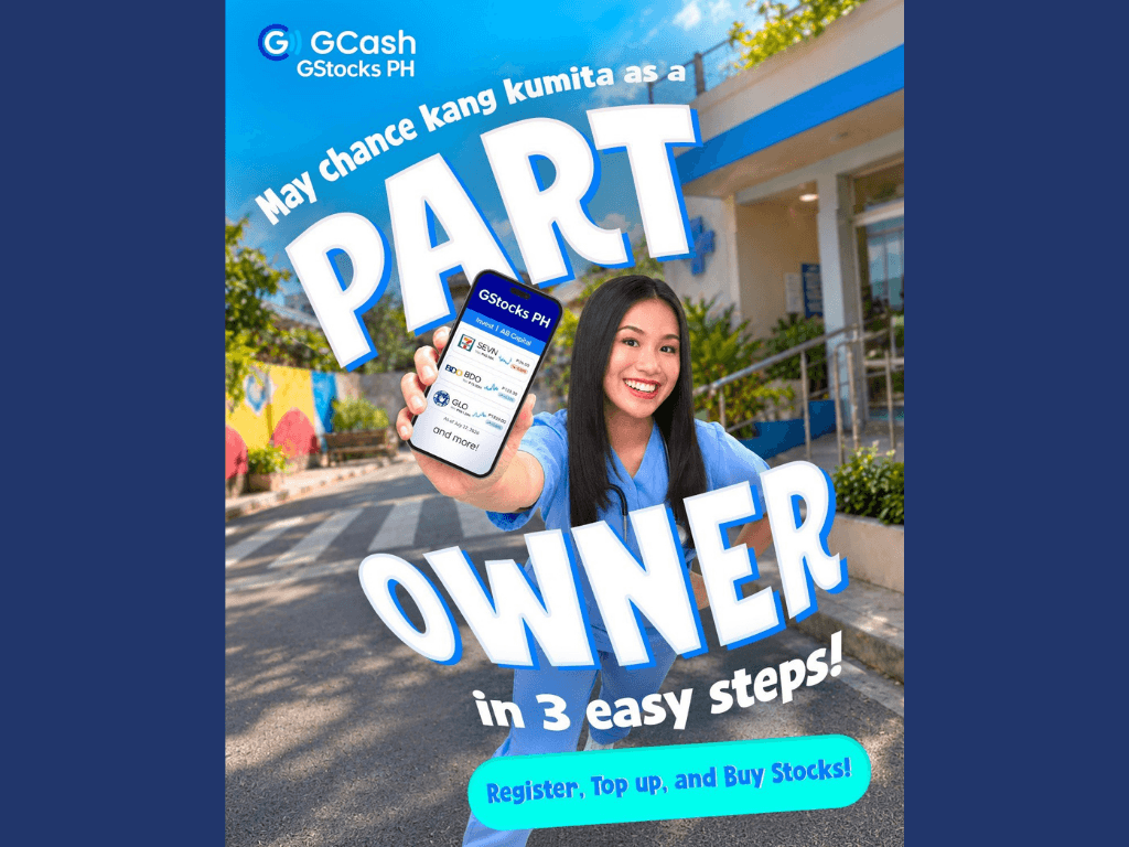 &nbsp;Filipinos can become part owners of top companies in the Philippines through GStocks PH, the trading platform offered by AB Capital Securities Inc. found in the GCash app. | Contributed photo