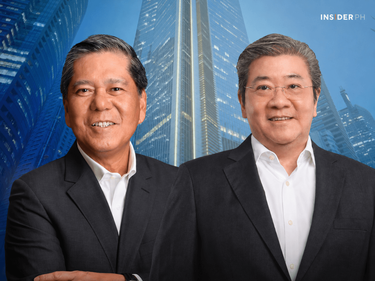 GT Capital president Carmelo Maria Luza Bautista and Metrobank president Fabian Dee