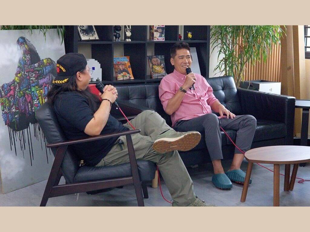 Bossing Vic and Ninong Ry enjoyed the food together before settling into a lighthearted interview, where the comedy icon offered a rare glimpse into his personal journey in the entertainment industry. | Contributed photo