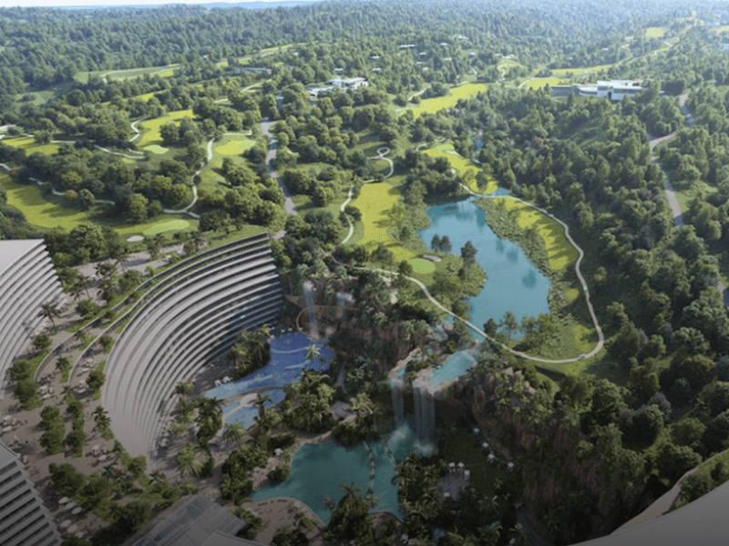 Hann Reserve is a 450-hectare luxury estate rising in New Clark City. It will feature golf courses, a 250-room InterContinental hotel, and upscale homes./Photo from Hann Reserve website 
