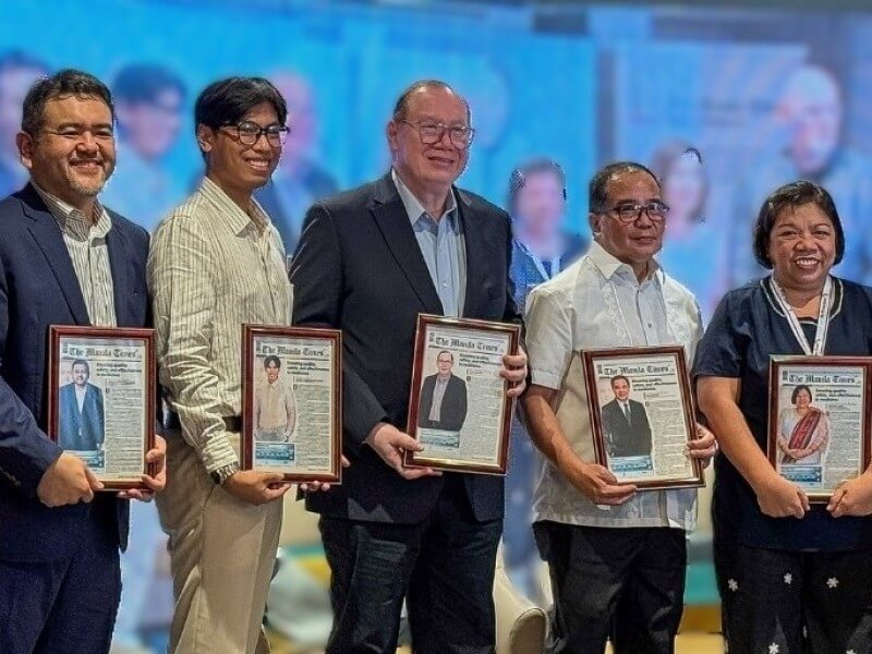 From left: Dr. Karl Henson, Director of the National Center for Biosafety andBiosecurity at the UP-Manila National Institutes of Health; Dr. Uriel Cachero, Officer in Charge of the Pharmaceutical Division of the Department of Health; Dr. Enrique Tayag,former Health Undersecretary; Dr. Roberto Tanchanco, Associate Dean of the AteneoSchool of Medicine and Public Health; and Dr. Irene Florentino-Farinas, FDA Director III forPolicy and Planning Services. ​| Contributed photo