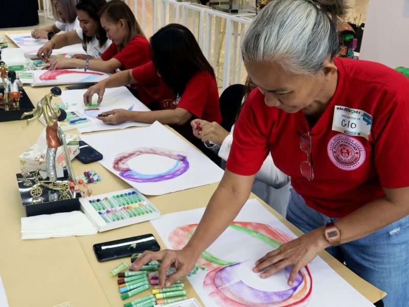 Participants of Watsons #heARTWorks expressed their personal interpretation of heart care through unique and colorful masterpieces. | Contributed photo