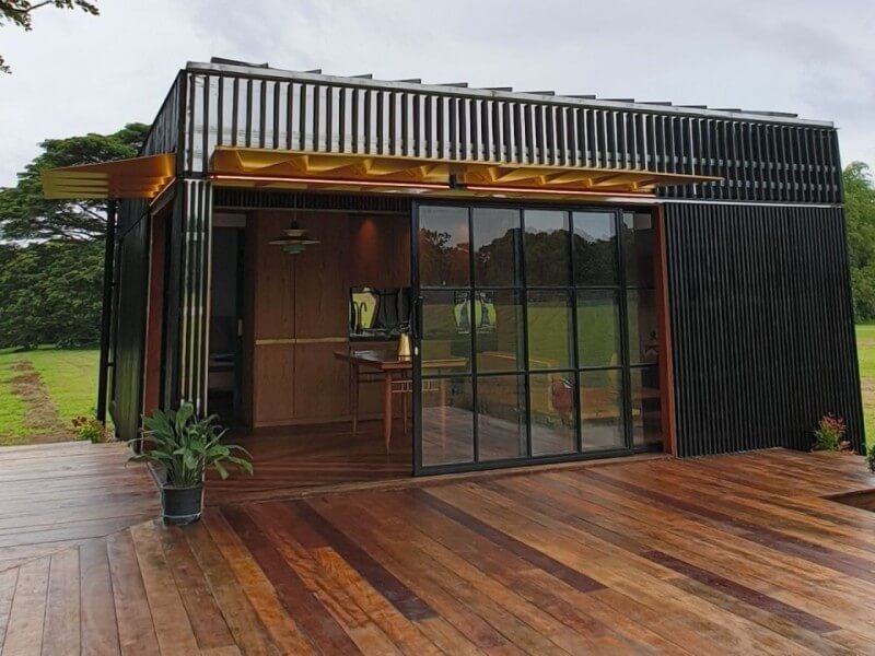 The finished Casita X in Batangas as proof of concept for modular homes. | Contributed photo