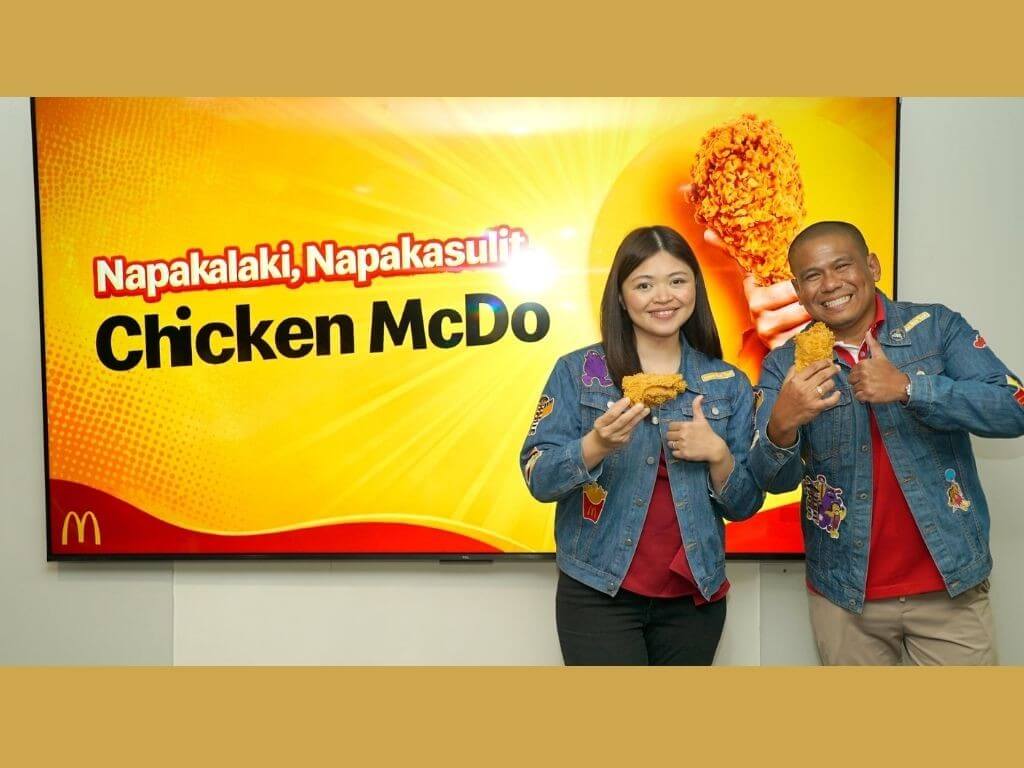McDonald&rsquo;s Philippines director for menu and taste marketing Celine Lagandaon and director for quality assurance Alvin Marcelo &nbsp;| Contributed photo