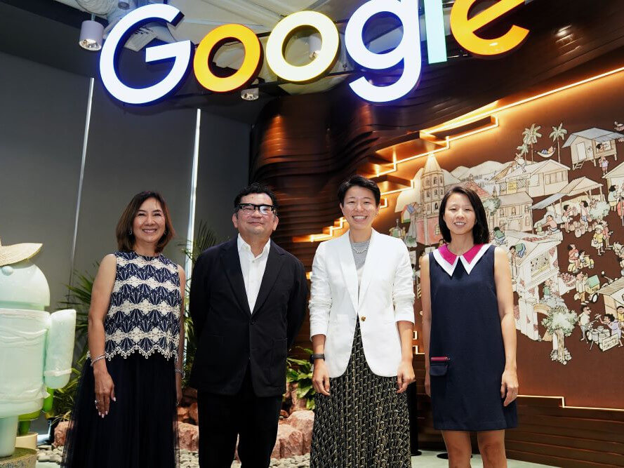(From left) IBPAP COO Celeste Ilagan, IBPAP president and CEO Jack Madrid, Google PH and TH country director Jackie Wang, and Google PH site lead Pat Choa/ Contributed photo