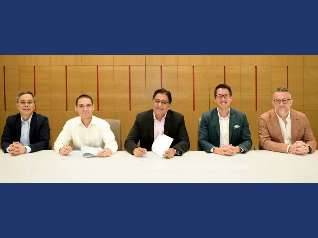 Jose Ma. Montinola, president, Keyland Corp.; Gerardo Domenico Antonio V. Lanuza, chair, Philippine Realty & Holdings Corp.; Vivek Bhalla, managing director, South East Asia & Korea, IHG; Bryan Chan, vice president, Development, South East Asia & Korea, IHG, and Chris Anklin, senior director, development, South East Asia & Korea, IHG | Contributed photo