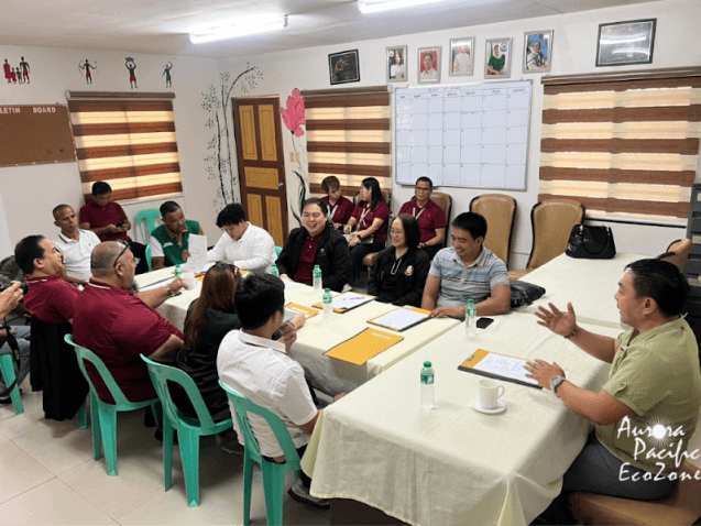APECO President and CEO Atty. Gil G. Taway IV and business development and marketing division manager Gene Angelo P. Ferrer held meetings with NCIP Region III Director Atty. Roman A. Antonio for stronger partnership in implementing the former’s program of Indigenous Peoples in Casiguran. | Contributed photo