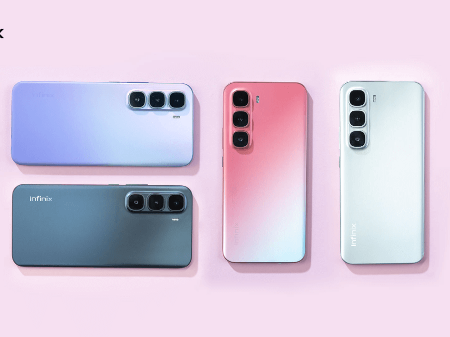 Infinix HOT 60 Pro+ in Misty Violet, Sleek Black, Coral Tides, and Titanium Silver/ Contributed photo