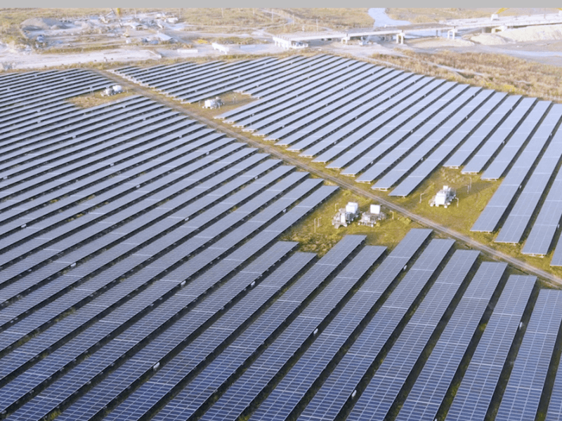 CREC's Clark Solar Farm in Pampanga. 