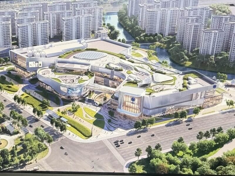 Scheduled to open next year, SM Fuzhou will become SM Prime&rsquo;s 10th mall in China and showcase its next-generation mall design./Photo of mall perspective taken by Miguel R. Camus 