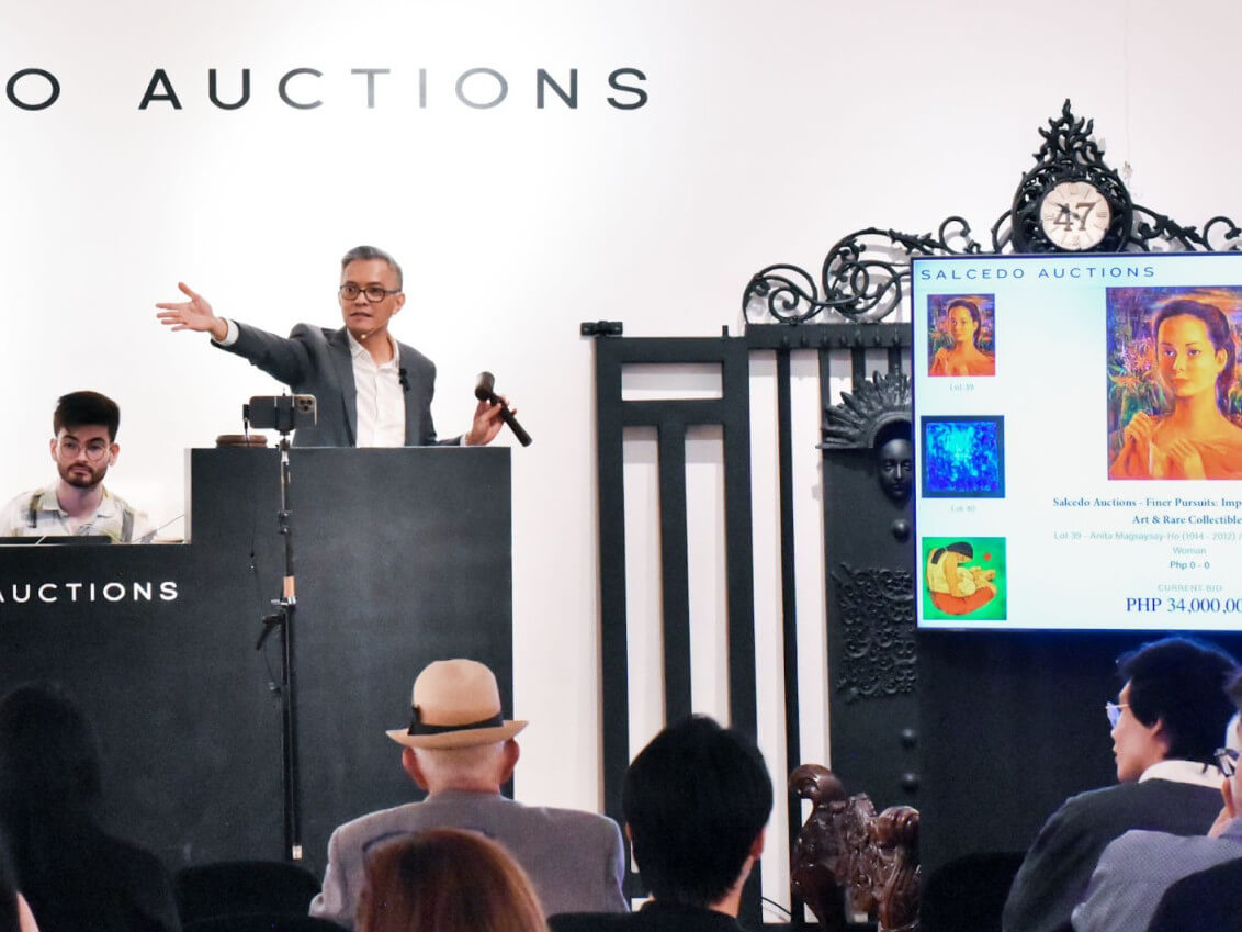 These days, Richie also puts on the hat of auctioneer which he says entails “expert knowledge” and “an engaging personality without being cloying.”