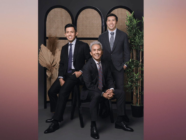 Doc Rolan with sons Alfonso and Alexone.| Contributed photo