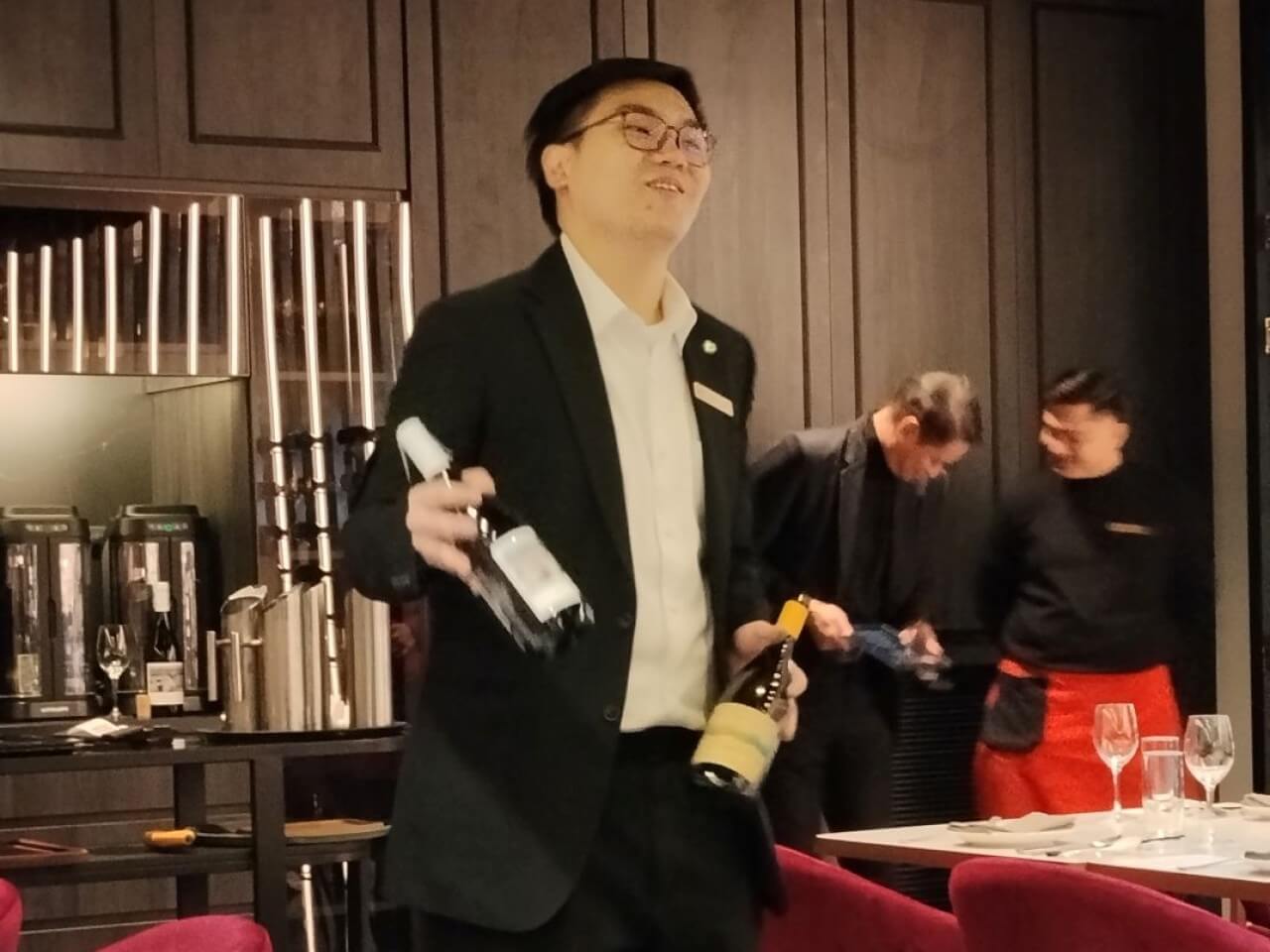 Benedict Tan, sommelier at World Cellar | Photo by Ramon C. Nocon