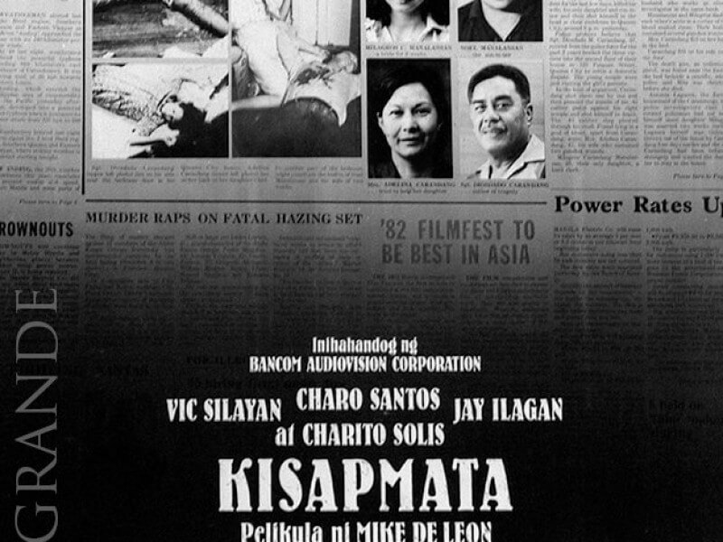 Original Kisapmata movie poster/ Photo from IMDB