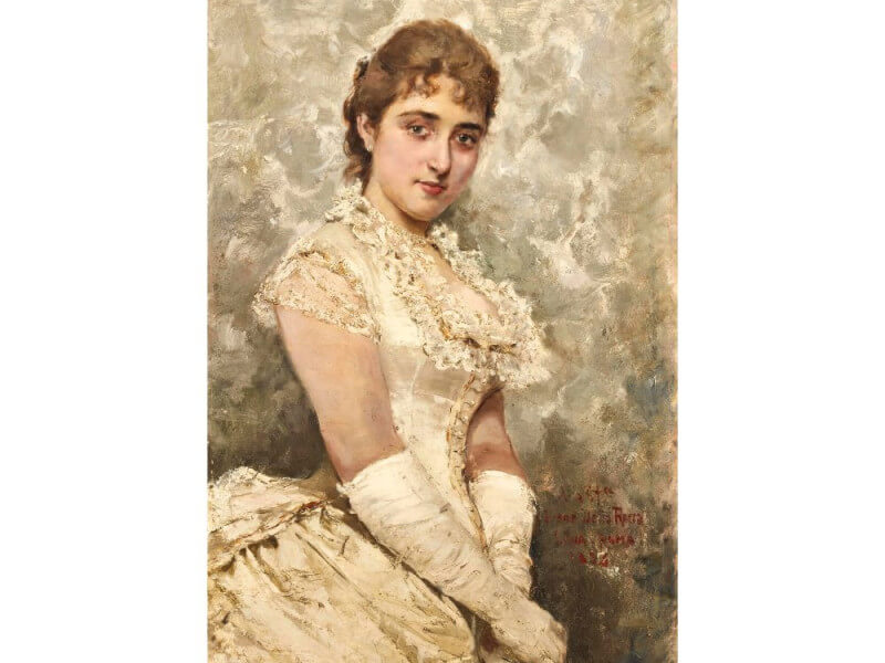 Juan Luna’s "Portrait of Irene della Rocca"/Photo from  Léon Gallery