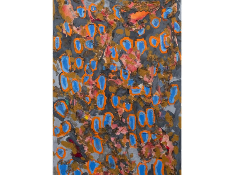 Pacita Abad's “Mayon Erupting,”/Photo from  Léon Gallery