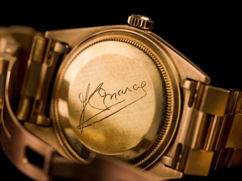 Rolex signed by President Ferdinand E. Marcos/ Contributed photo