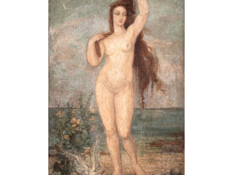 Félix Resurrección Hidalgo's  "Venus and the Swan"  (1855 - 1913)/ Contributed photo