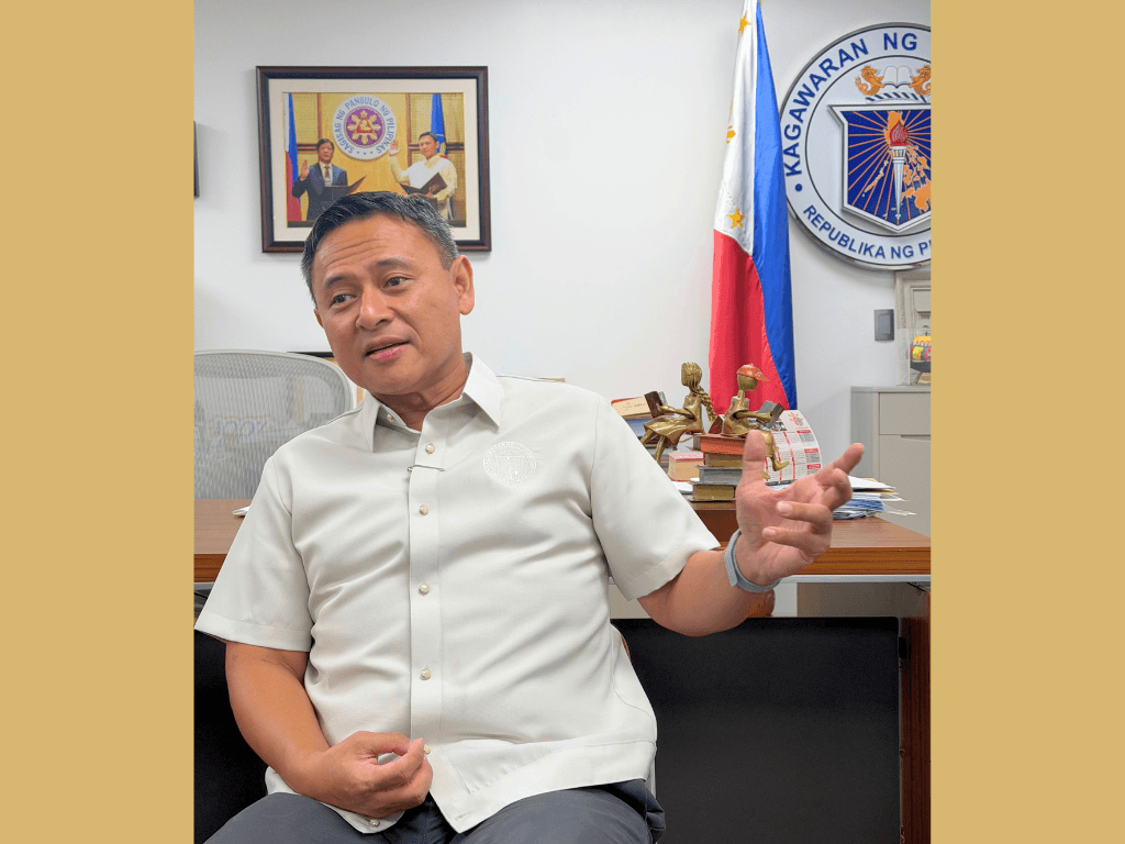Education Secretary Sonny Angara spoke to InsiderPH on Sept. 8, 2026 about the Philippine education sector's substantial leap in the latest PISA rankings, but warned against complacency after the positive results./Photo by Dax Lucas&nbsp;