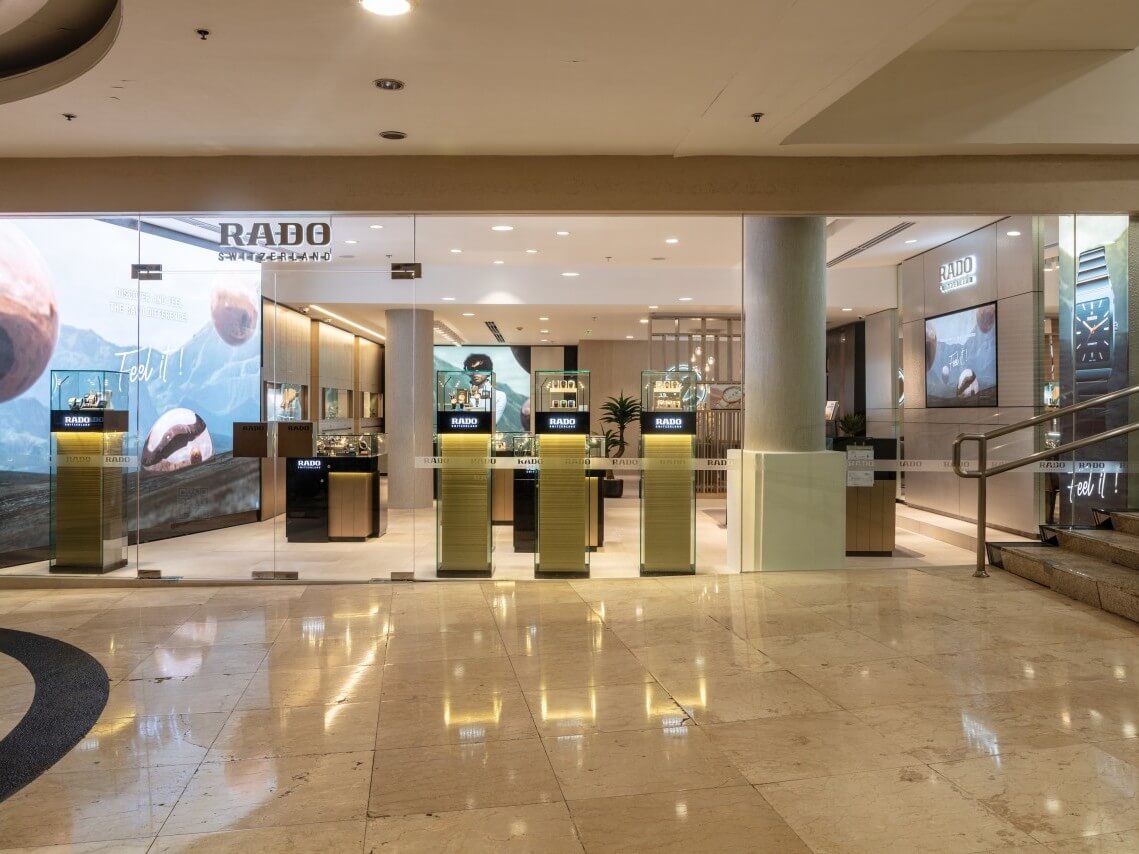 Rado's newly opened flagship store on the ground floor of Glorietta 4, Makati City./Contributed photo