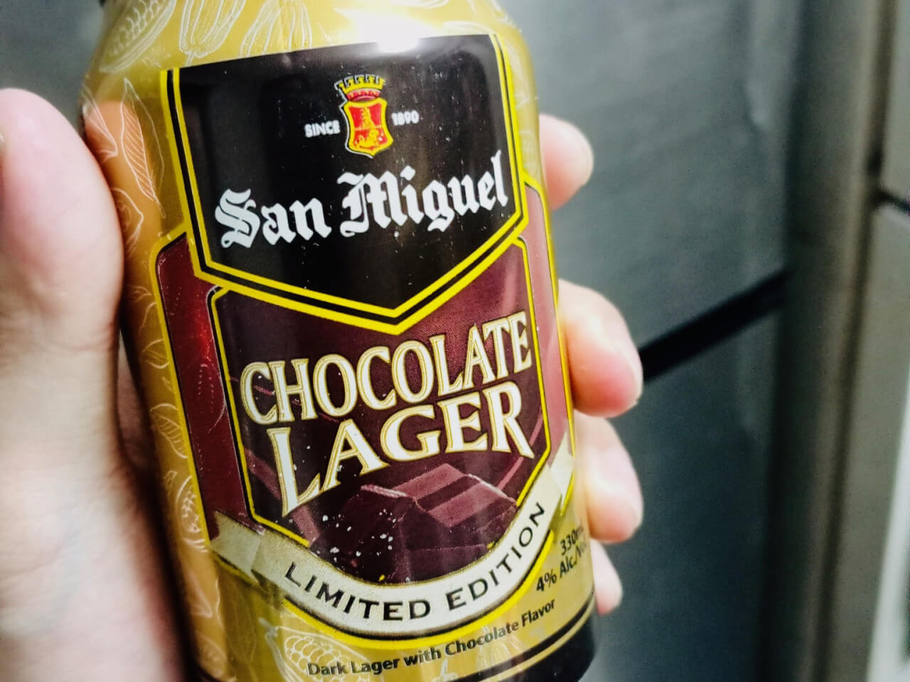 My San Miguel Chocolate Lager experience./Photo by Ramon C. Nocon