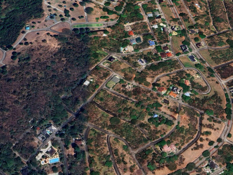 Portion of Susana Heights Subdivision/ Google Earth 