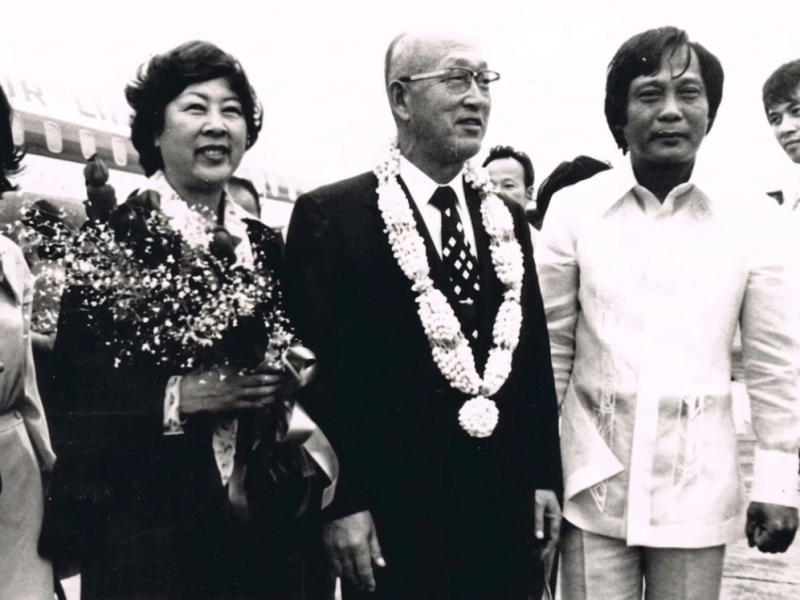 &nbsp;Ricardo "Carding" Silverio Sr. (in barong), founder of Delta Motor Corp.&nbsp;