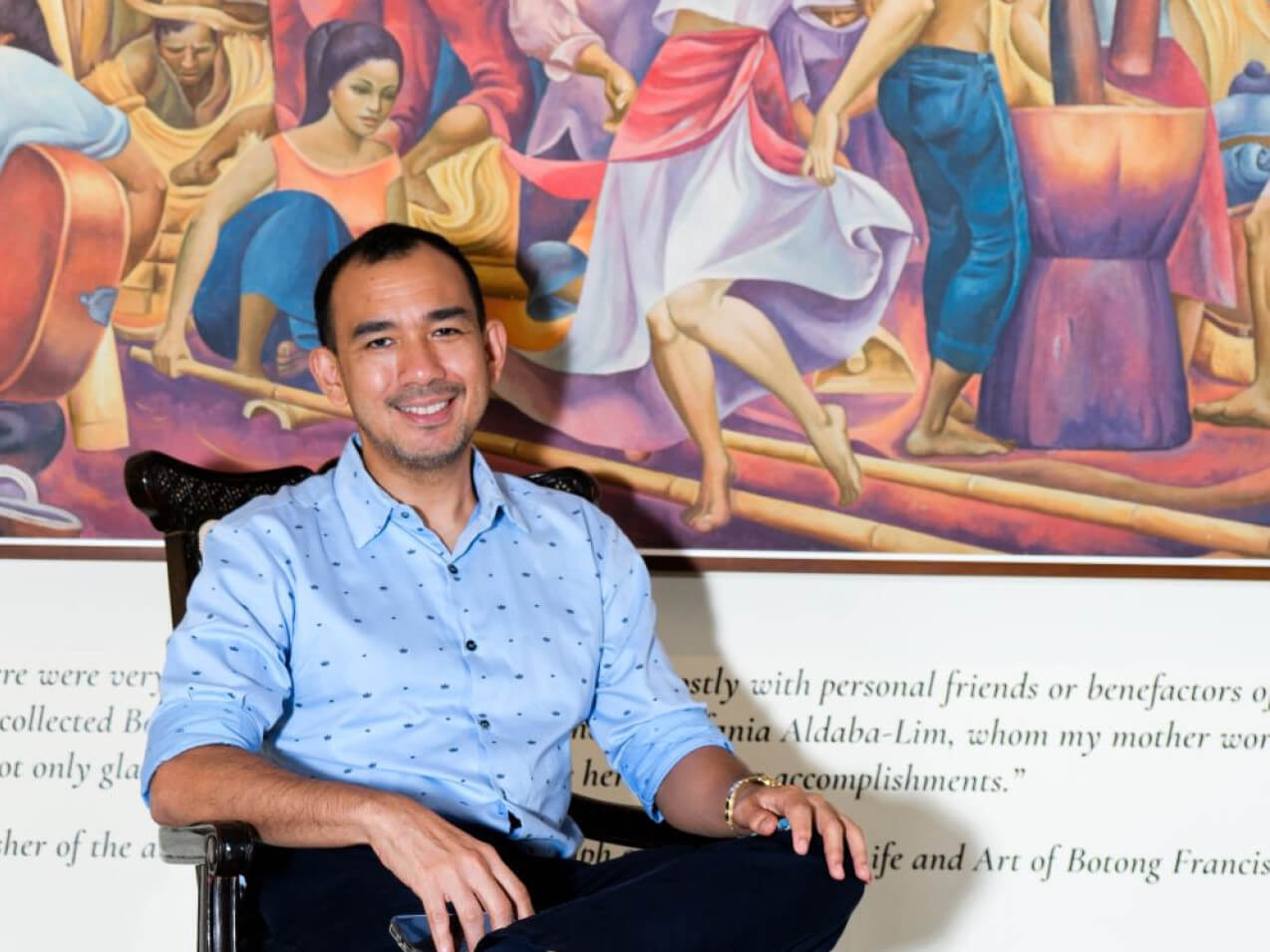 Affable yet keenly astute: Jaime Ponce de Leon, founder and director of León Gallery./ Contributed photo