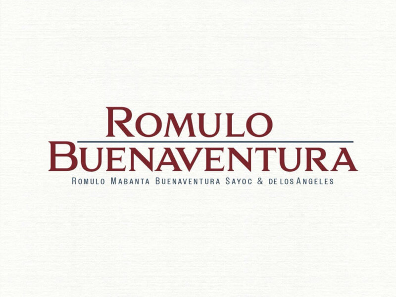 From Romulo Mabanta to Romulo Buenaventura: The firm's new logo set to be unveiled next month./Contributed photo