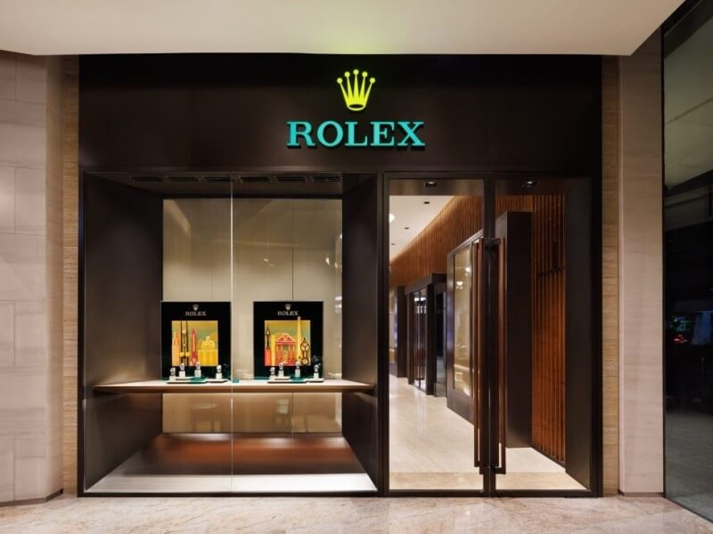 A Rolex storefront in Metro Manila. The luxury brand remains in demand even as buyers grow more discreet./Screenshot from ​Lucerne website 