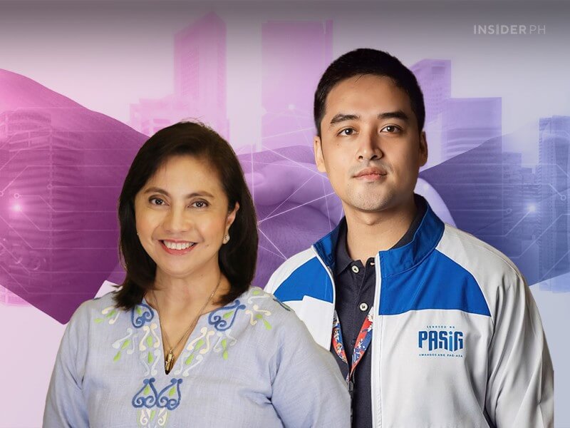 Pasig City Mayor Vico Sotto and Naga City Mayor Leni Robredo