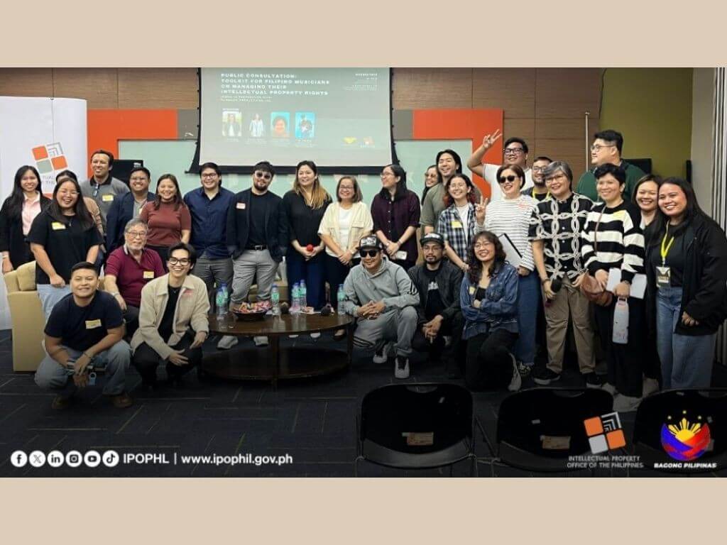 IPOPHL recently held a public consultation to develop a Toolkit for Filipino Musicians on Managing Copyright. It would serve as a vital resource on the fundamental copyright principles in the music industry to strengthen artists&rsquo; capacity for IP management. | Contributed photo ​