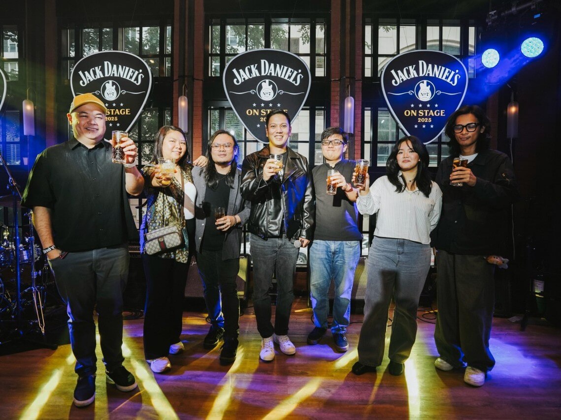 Gabriel Fajardo, center, brand marketing manager of Jack Daniels, with some of the participating musicians. | Contributed photo