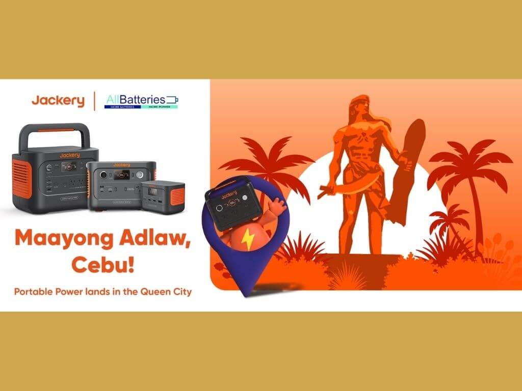 Jackery&rsquo;s power stations and solar panels are now available at all All Batteries branches in Cebu, including Mandaue, Banilad, Mactan, Banawa, Talisay, Liloan, and Carcar. | Contributed photo