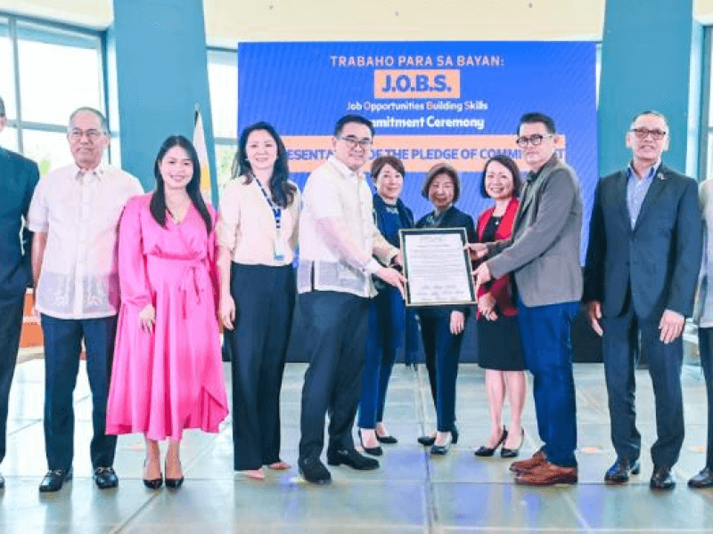 PSAC representatives with the Jobstreet by SEEK Philippines team during the MOA signing./ Contributed photo (Click the photo to view full image)