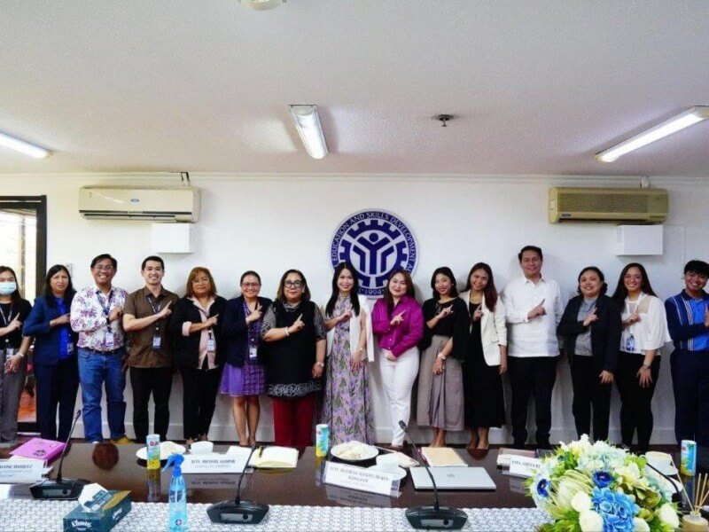 Jobstreet by SEEK Philippines team with the TESDA representatives./Contributed photo