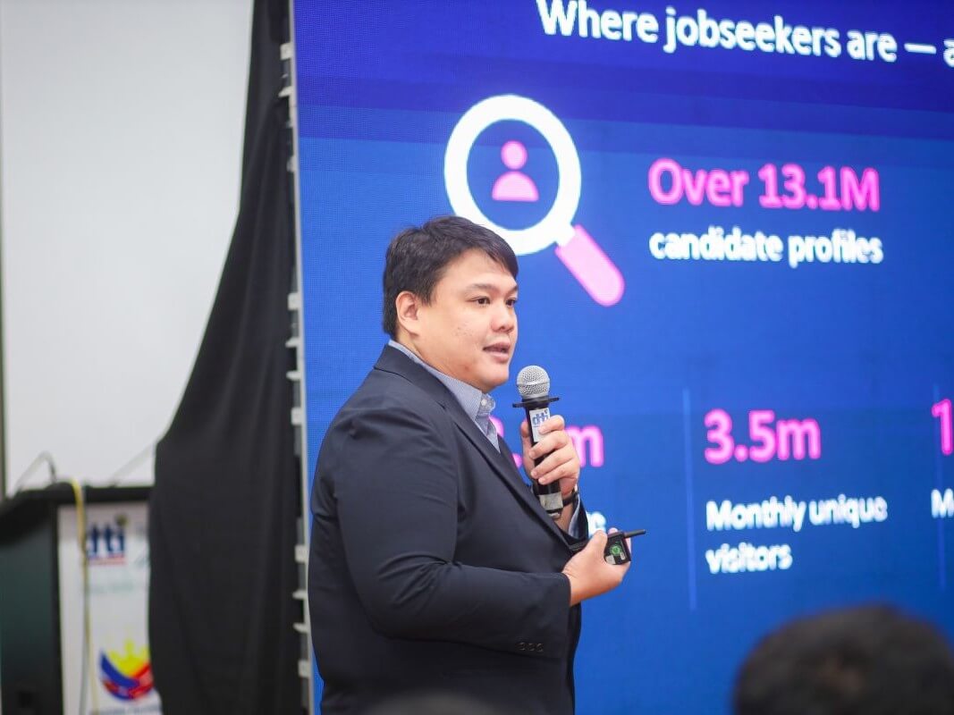 Joey Yusingco, head of marketing at Jobstreet by SEEK Philippines, during the  “Ready, Set, Hired!” Education and Career Guidance Workshop at the recent WorldSkills ASEAN Manila 2025. | Contributed photo