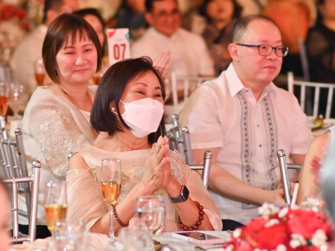 Grace Tan Caktiong, whose vision and leadership helped establish the Jollibee Group Foundation, is recognized during the Foundation&rsquo;s 20th Anniversary celebration honoring partners and milestones over the past two decades. | Contributed photo
