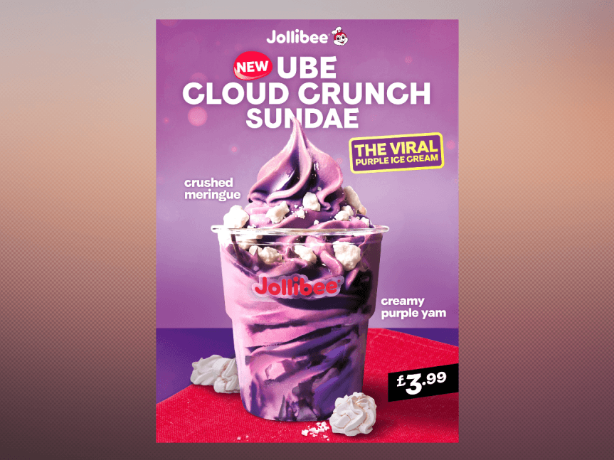Jollibee continues to adapt its menu across international markets, with products such as Spicy Spaghetti and the Ube Cloud Crunch Sundae reflecting local taste preferences while building on the brand's core offerings. | Contributed photos