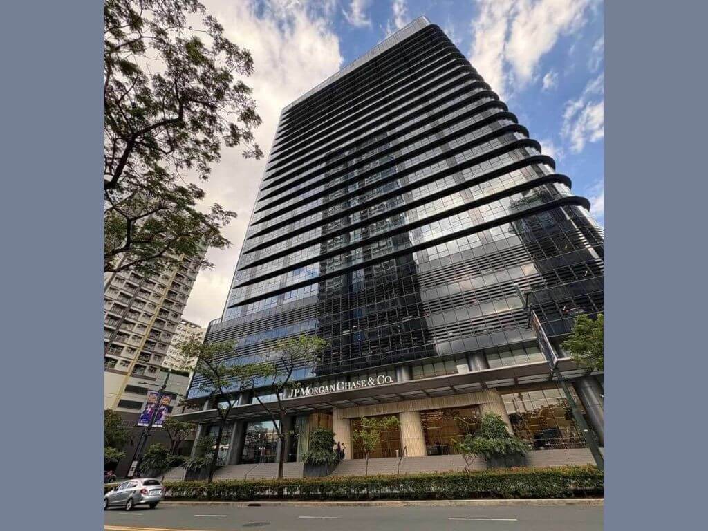 JP Morgan's building in Bonifacio Global City, Taguig which houses a large portion of its estimated 25,000 back office employees in the Philippines./Contributed photo