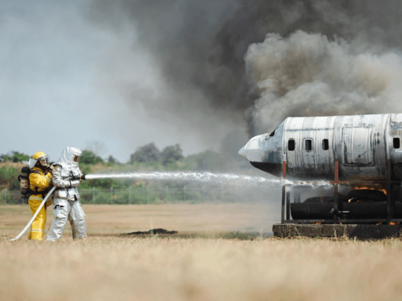Crash site scene of the simulation exercise at Laguindingan International Airport | Contributed photo