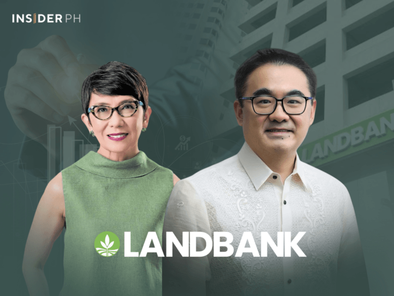 Lynette V. Ortiz, LANDBANK president and CEO, with Frederick D. Go, LANDBANK chair.&nbsp;