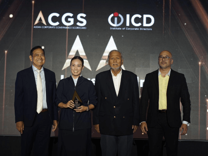 From left:  ICD Chairman Atty. Pedro H. Maniego, Jr., D&L Corporate Secretary Atty. Kristine Catindig-Ong, ICD Trustee Senen L. Matoto, ICD Trustee Jonathan Juan D.C. Moreno./Photo from D&L 