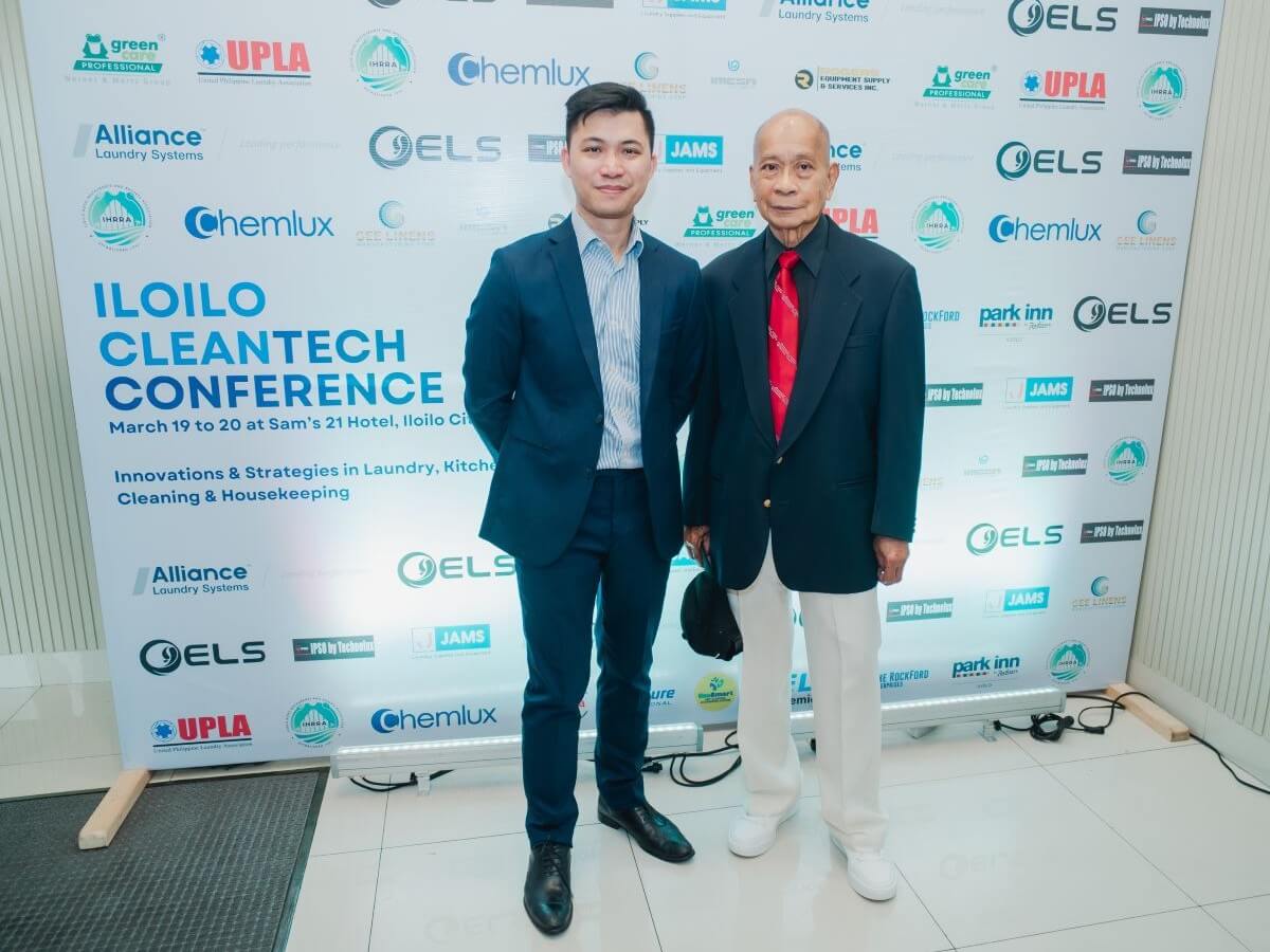 Paolo Abellanosa and Romeo Apolega, authors of The Philippine Laundry Outlook 2026. | Contributed photo