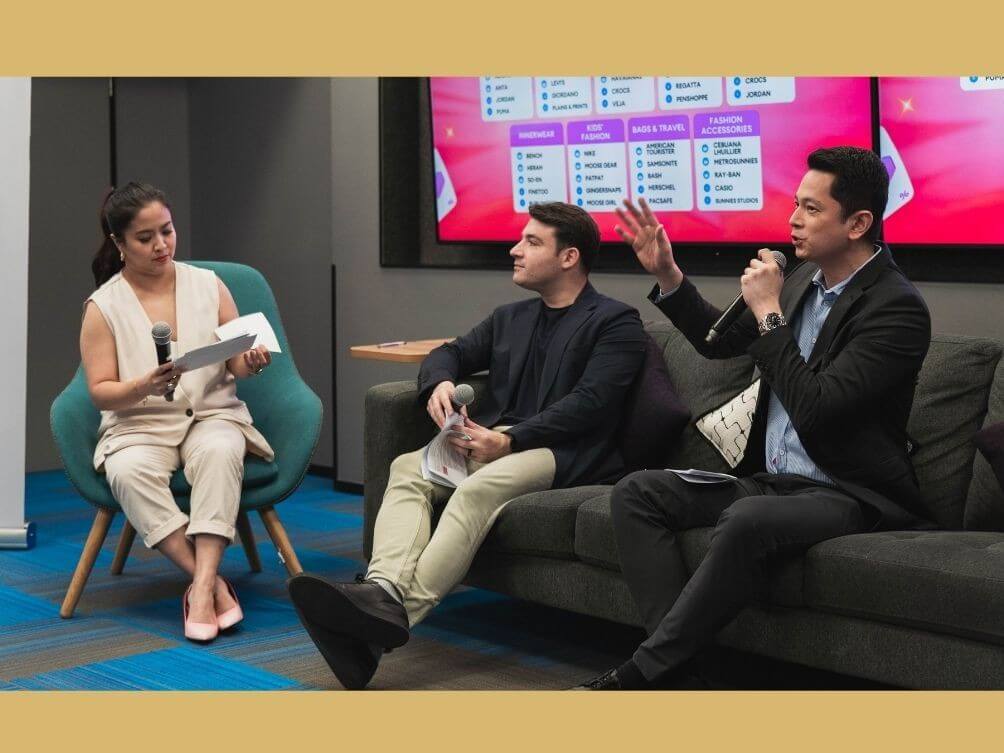 Alvin Ching (right), Lazada’s head of seller operations, and Carlos Barrera, CEO of Lazada Philippines, share their insights on how the online market platform delivers premium and smart online shopping experience to Filipinos. | Contributed photo