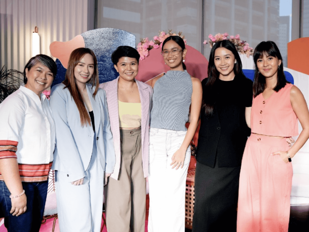 Lazada Philippines officials with She Talks Asia co-founder Bianca Gonzales promoting mentorship for Filipinas entrepreneurs at the recent event of the female empowerment group. (Photo courtesy of Lazada and She Talks Asia)