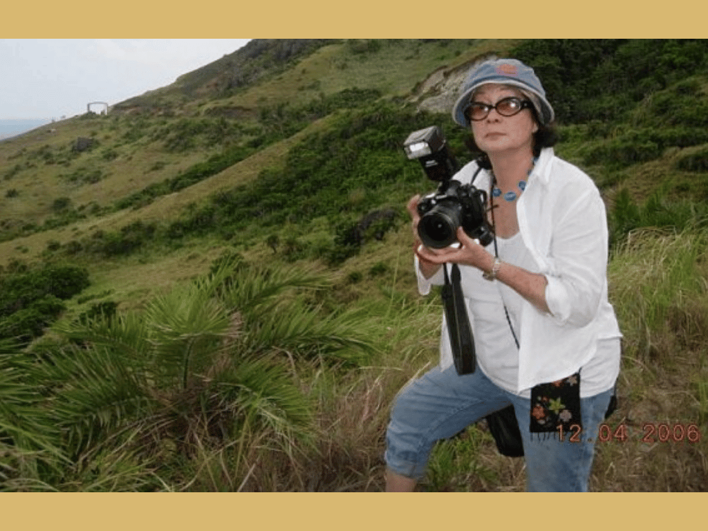 Mandy Navasero at work, doing what she loved most.